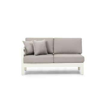 Venus Modular Outdoor Lounge Suite With Corner Table, White