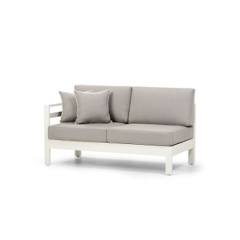 Venus Modular Outdoor Lounge Suite With Corner Table, White