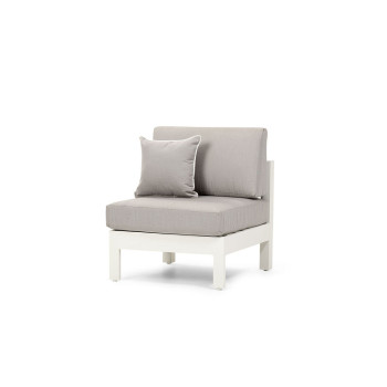 Venus Modular Outdoor Lounge Suite With Corner Table, White