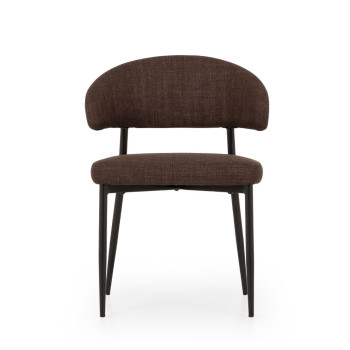 Nordic & Whitly 5 Piece Dining Set - W110, Dark Brown