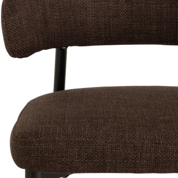 Nordic & Whitly 7 Piece Dining Set - W160, Dark Brown