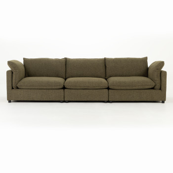 Zoey 3 Seater Modular Sofa, Green