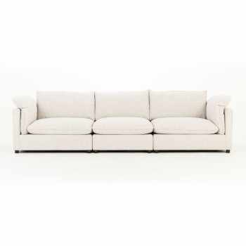 Zoey 3 Seater Modular Sofa, Natural