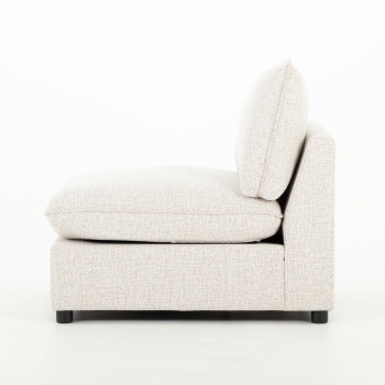 Zoey 3 Seater Modular Chaise Sofa, Natural