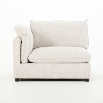 Zoey 3 Seater Modular Chaise Sofa, Natural