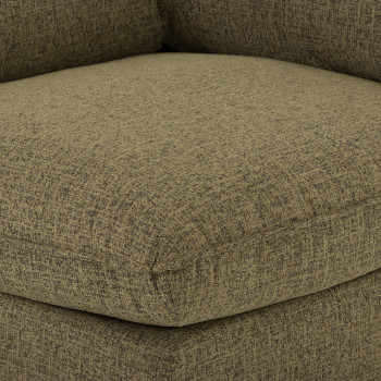 Zoey 4 Seater Corner Modular Chaise Sofa Right Hand Facing, Green