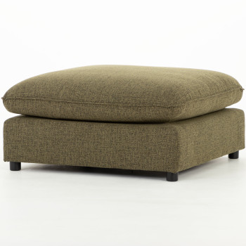 Zoey 4 Seater Corner Modular Chaise Sofa Right Hand Facing, Green