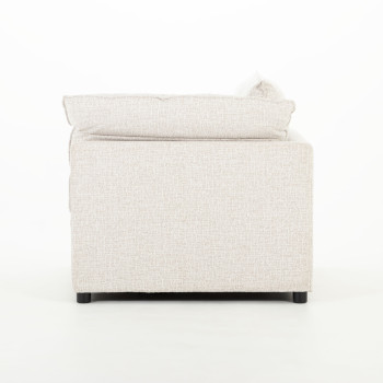Zoey 5 Seater Corner Modular Sofa, Natural