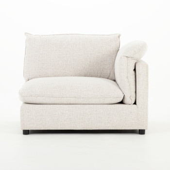 Zoey 5 Seater Corner Modular Sofa, Natural
