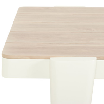 Lucia 4 Piece Outdoor Lounge Set with Coffee Table, White