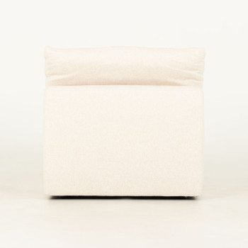 Mallory Modular 1.5 Seater Sofa, Cream