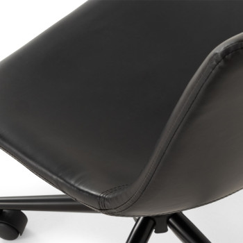 Vintage Office Chair, Black
