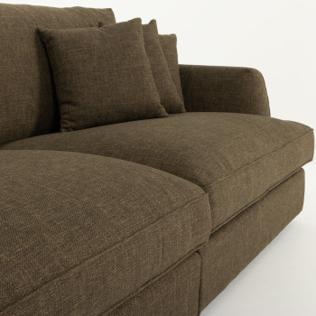 Hampshire Oversized 4 Seater Sofa, Olive Green