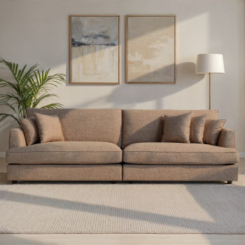 Hampshire Oversized 4 Seater, Taupe