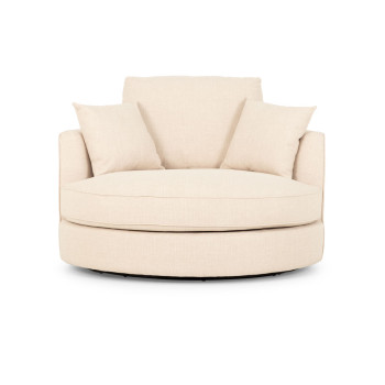Hampshire Swivel Chair, Oatmeal