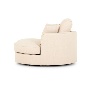 Hampshire Swivel Chair, Oatmeal