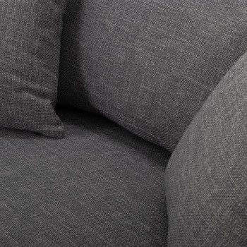 Hampshire Swivel Chair, Dark Grey