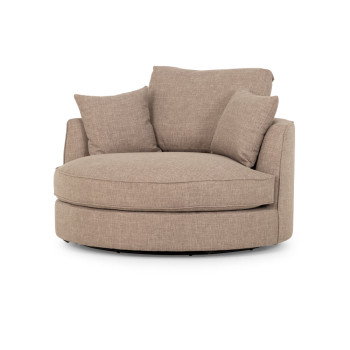 Hampshire Swivel Chair, Taupe