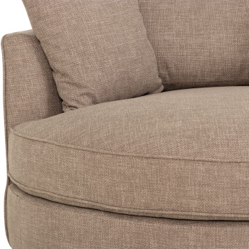 Hampshire Swivel Chair, Taupe