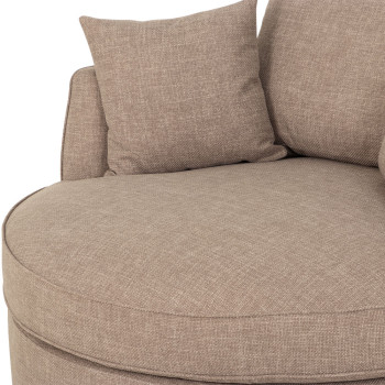 Hampshire Swivel Chair, Taupe