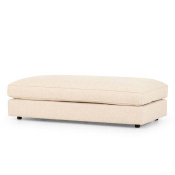 Hampshire Oversized Ottoman, Oatmeal