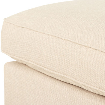 Hampshire Oversized Ottoman, Oatmeal
