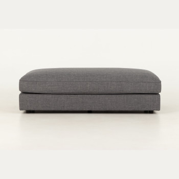 Hampshire Oversized Ottoman, Dark Grey