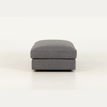 Hampshire Oversized Ottoman, Dark Grey