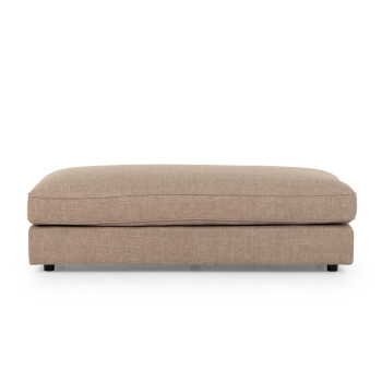 Hampshire Oversized Ottoman, Taupe