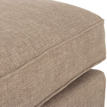 Hampshire Oversized Ottoman, Taupe