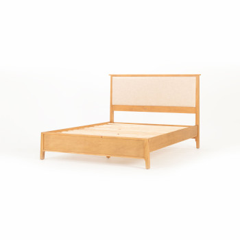 Emery Queen Bed Frame, Light