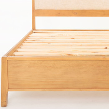 Emery Queen Bed Frame, Light