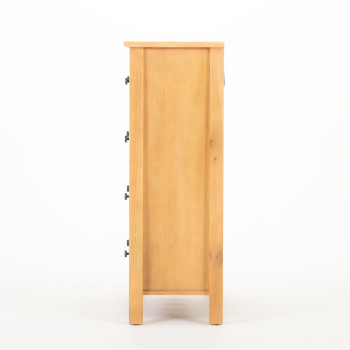 Emery 4 Drawer Tallboy, Light