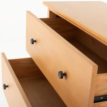 Emery 4 Drawer Tallboy, Light