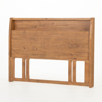 Ashby Double/Queen Headboard, Rustic Brown