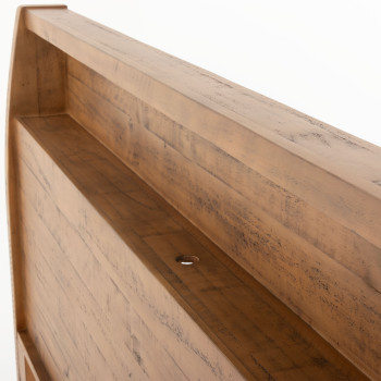 Ashby King/Super King Headboard, Rustic Brown