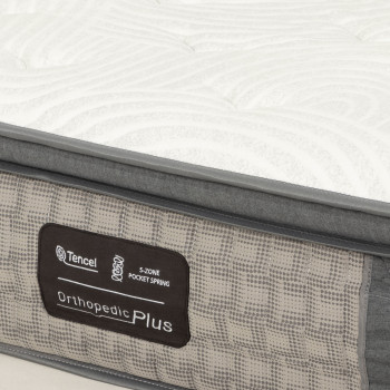 Orthopedic Plus 5-Zone Pocket Spring King Single Mattress, Medium