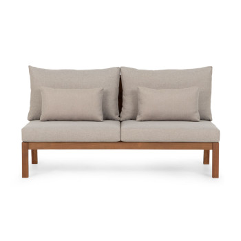 West Palm Outdoor 2 Seater No Arm, Natural