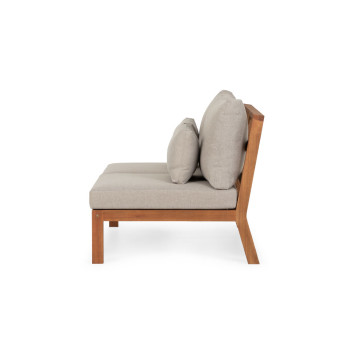West Palm Outdoor 2 Seater No Arm, Natural