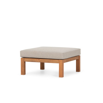 West Palm Outdoor Ottoman, Natural