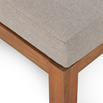 West Palm Outdoor Ottoman, Natural