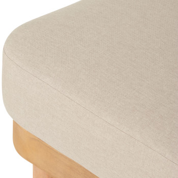 Aegina Outdoor Ottoman, Oatmeal