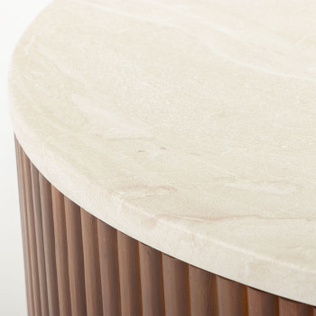 Dakota Outdoor Coffee Table - W90, Walnut Brown