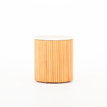 Dakota Outdoor Side Table - W40, Natural