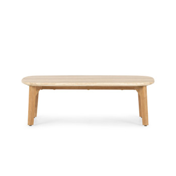 Aegina Outdoor Coffee Table, Oatmeal