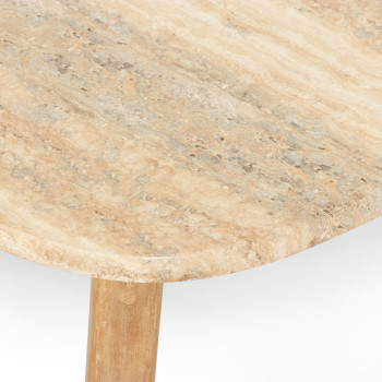 Aegina Outdoor Coffee Table, Oatmeal