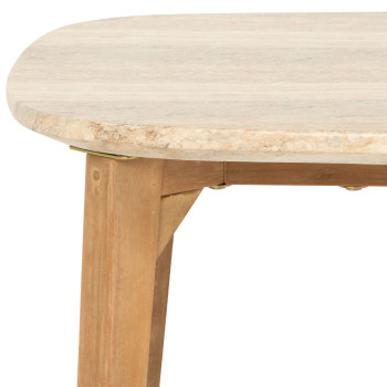 Aegina Outdoor Coffee Table, Oatmeal