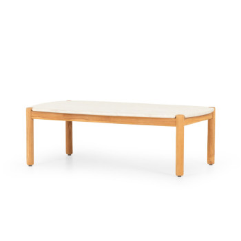Cuba Outdoor Coffee Table - W120, Natural