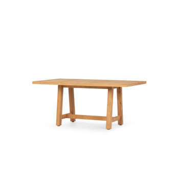 Olina Outdoor Low Dining Table - W150, Natural