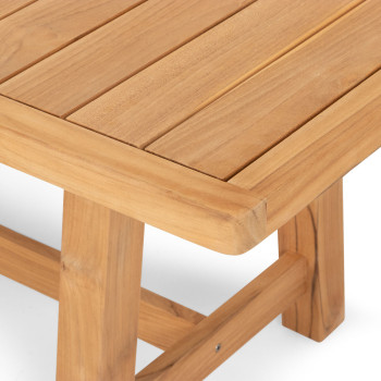 Olina Outdoor Low Dining Table - W150, Natural
